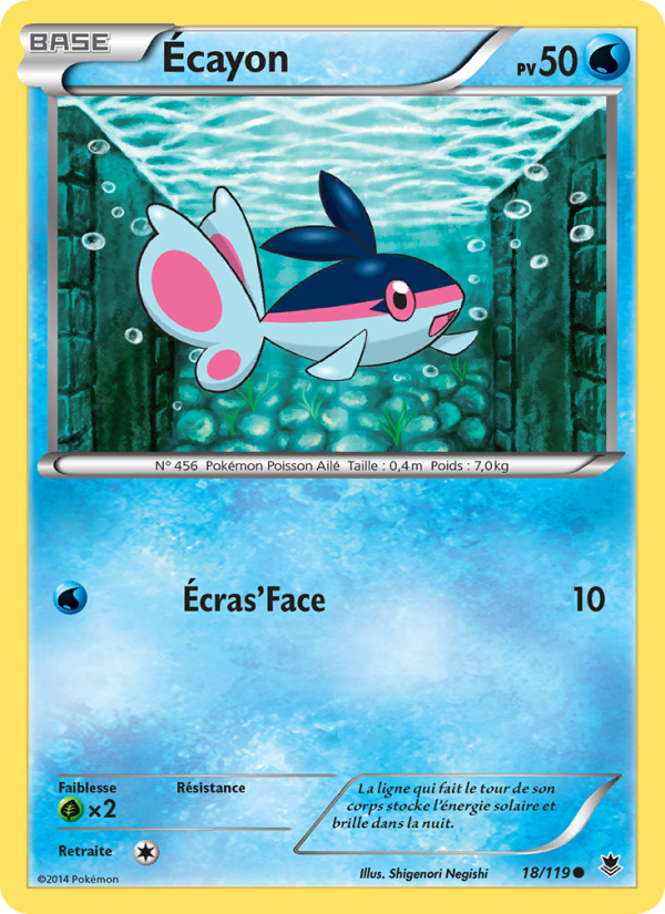 Écayon 18 — Vigueur Spectrale (French Pokémon TCG card)