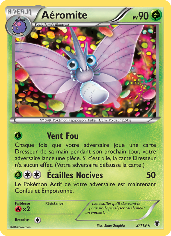Aéromite 2 — Vigueur Spectrale (French Pokémon TCG card)