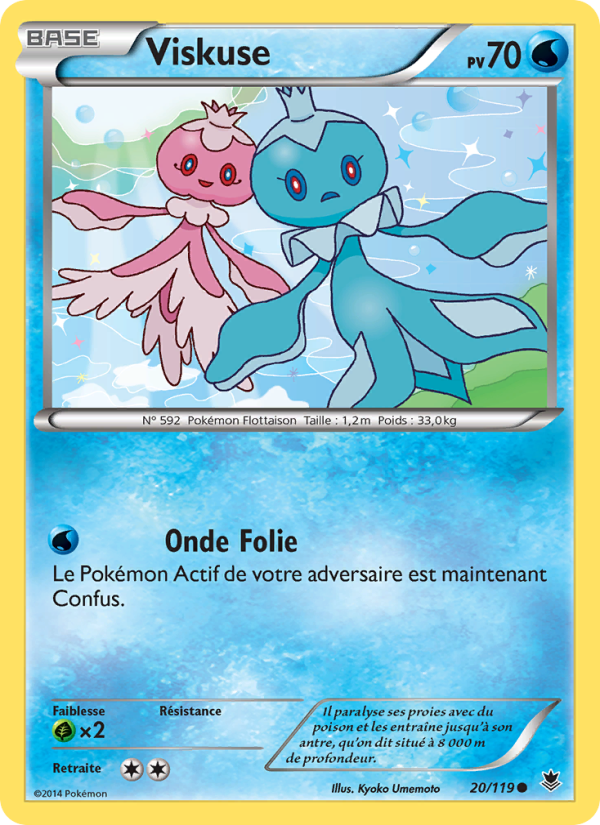 Viskuse 20 — Vigueur Spectrale (French Pokémon TCG card)