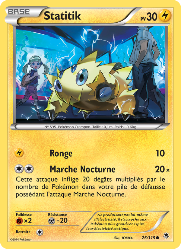 Statitik 26 — Vigueur Spectrale (French Pokémon TCG card)