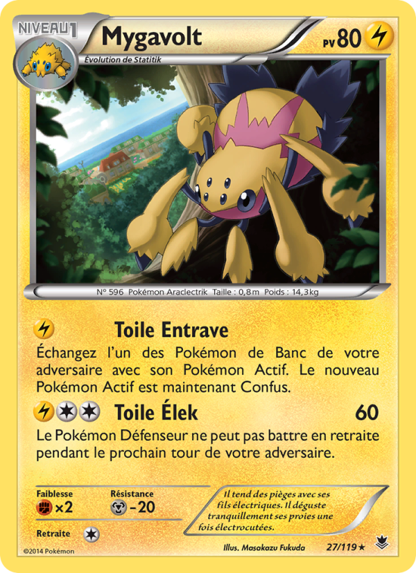 Mygavolt 27 — Vigueur Spectrale (French Pokémon TCG card)