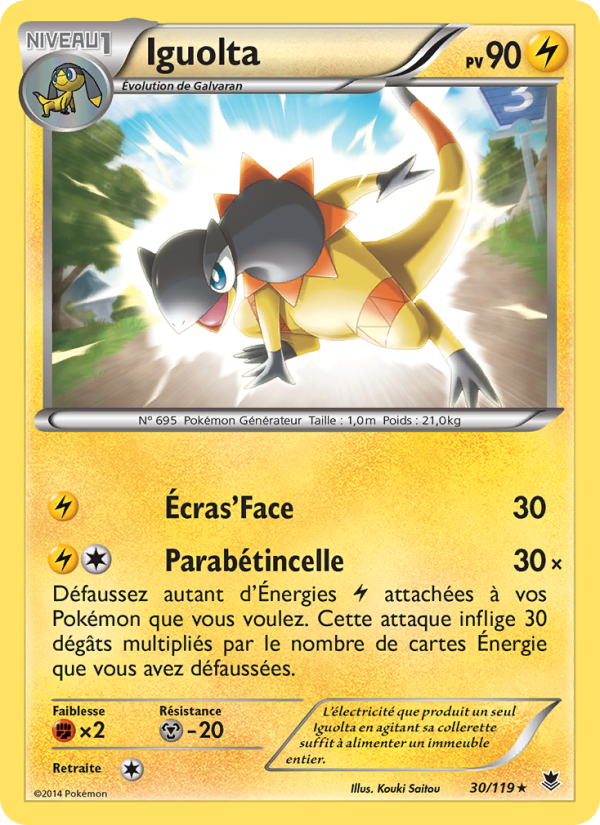 Iguolta 30 — Vigueur Spectrale (French Pokémon TCG card)
