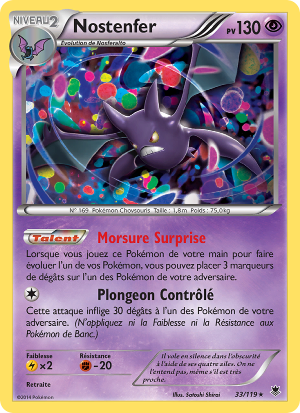 Nostenfer 33 — Vigueur Spectrale (French Pokémon TCG card)