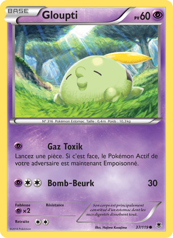Gloupti 37 — Vigueur Spectrale (French Pokémon TCG card)