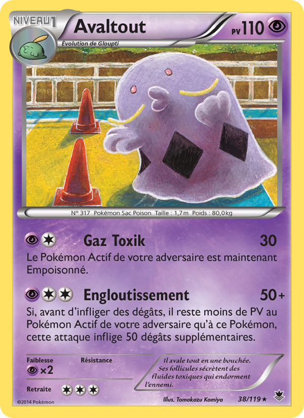Avaltout 38 — Vigueur Spectrale (French Pokémon TCG card)
