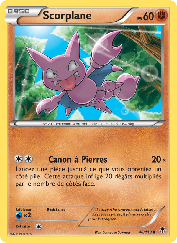 Scorplane 46 — Vigueur Spectrale (French Pokémon TCG card)