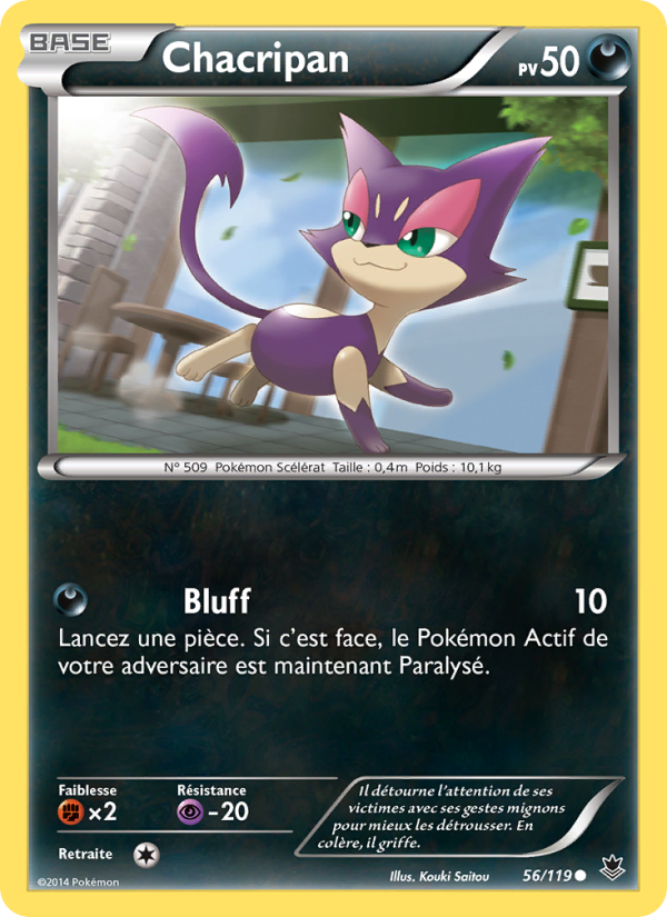 Chacripan 56 — Vigueur Spectrale (French Pokémon TCG card)