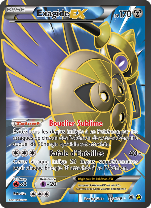 Exagide EX 65 — Vigueur Spectrale (French Pokémon TCG card)