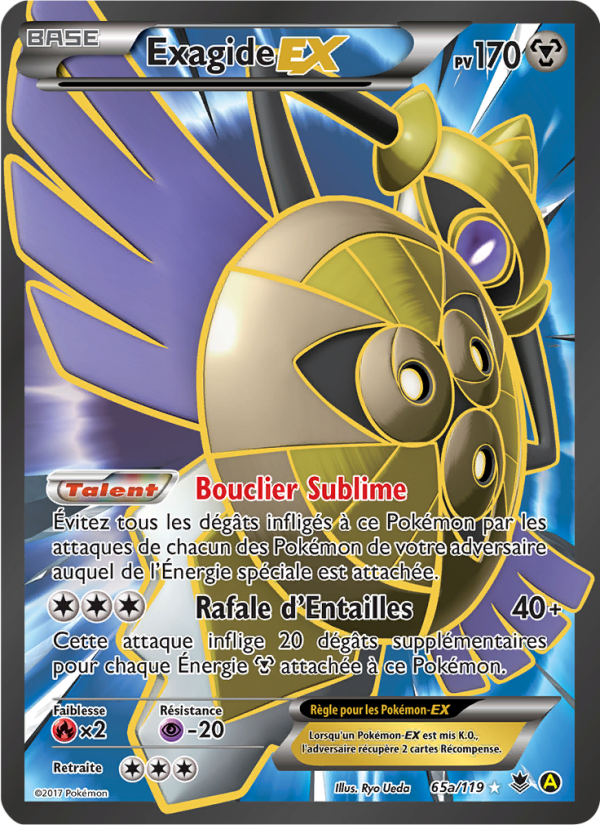 Exagide EX 65a — Vigueur Spectrale (French Pokémon TCG card)