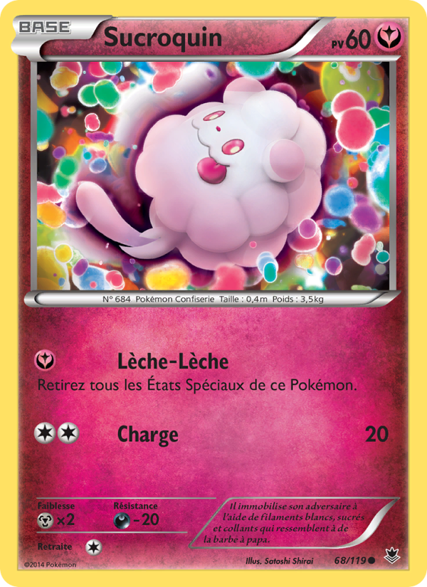Sucroquin 68 — Vigueur Spectrale (French Pokémon TCG card)