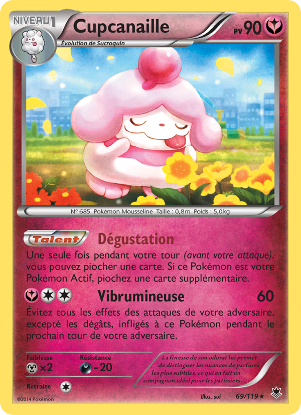 Cupcanaille 69 — Vigueur Spectrale (French Pokémon TCG card)