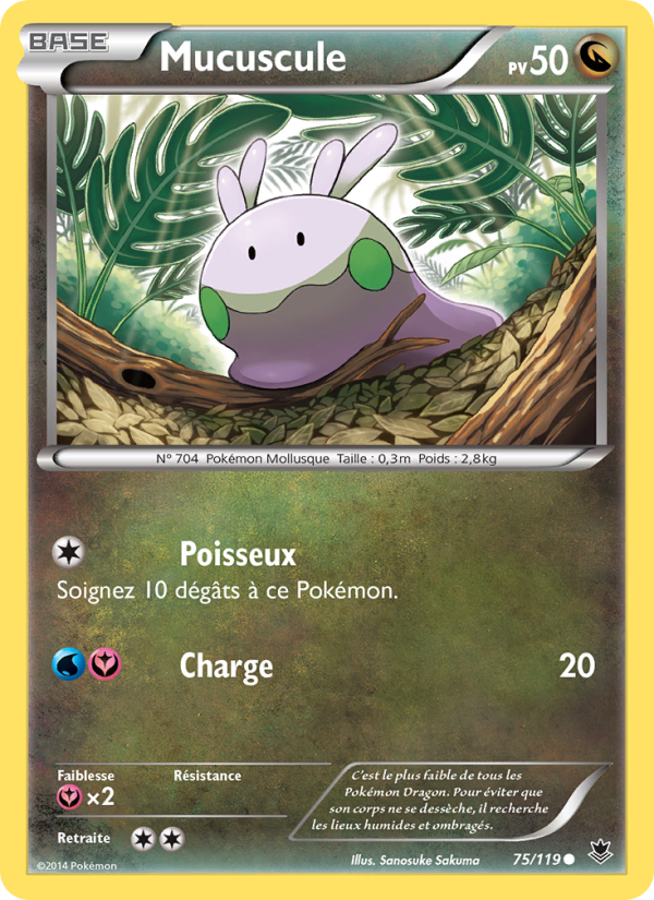Mucuscule 75 — Vigueur Spectrale (French Pokémon TCG card)