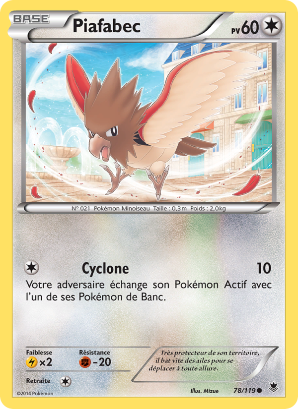 Piafabec 78 — Vigueur Spectrale (French Pokémon TCG card)