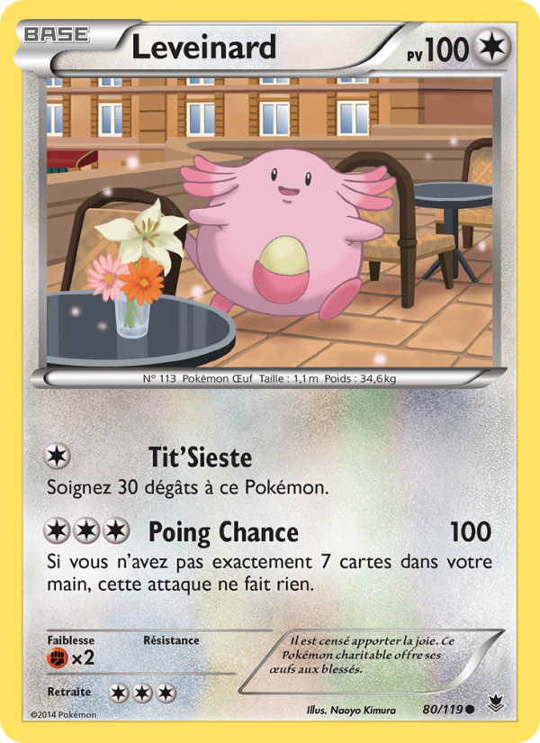 Leveinard 80 — Vigueur Spectrale (French Pokémon TCG card)