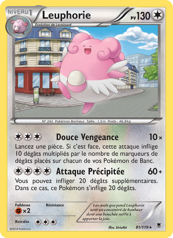 Leuphorie 81 — Vigueur Spectrale (French Pokémon TCG card)