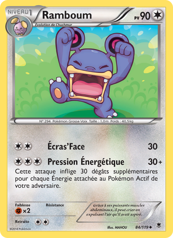 Ramboum 84 — Vigueur Spectrale (French Pokémon TCG card)