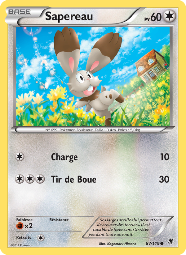 Sapereau 87 — Vigueur Spectrale (French Pokémon TCG card)