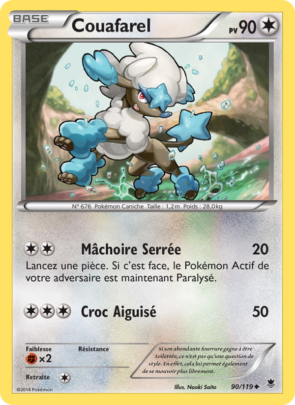 Couafarel 90 — Vigueur Spectrale (French Pokémon TCG card)
