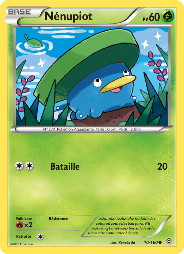 Nénupiot 10 — Primo-Choc (French Pokémon TCG card)