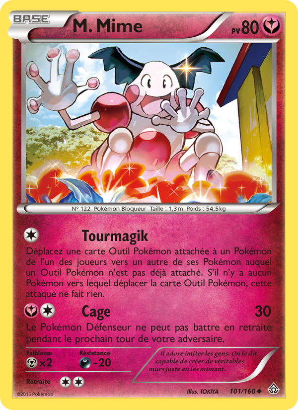 M. Mime 101 — Primo-Choc (French Pokémon TCG card)