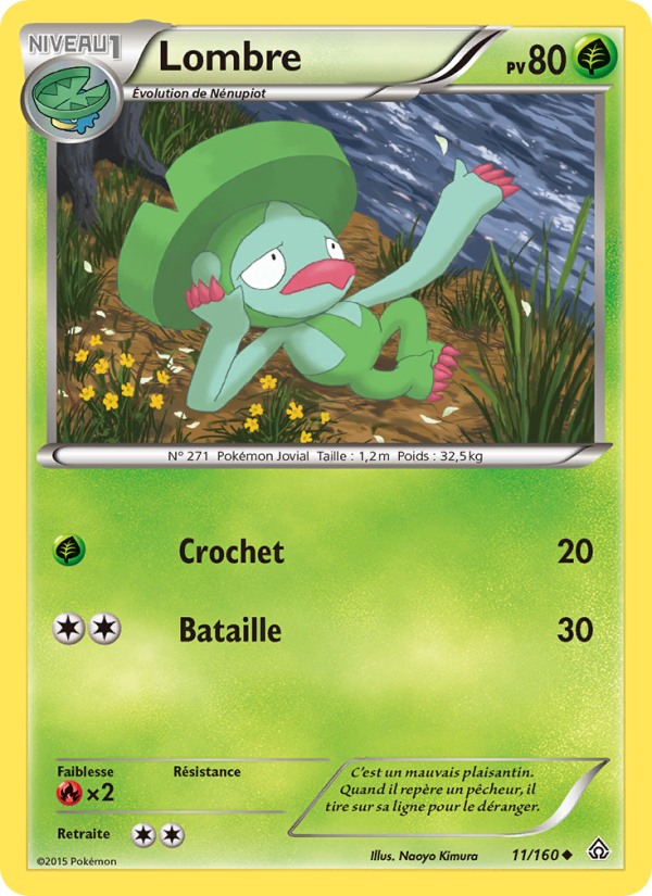 Lombre 11 — Primo-Choc (French Pokémon TCG card)