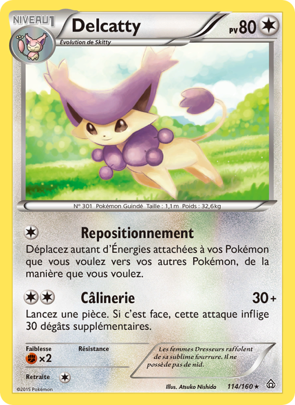 Delcatty 114 — Primo-Choc (French Pokémon TCG card)