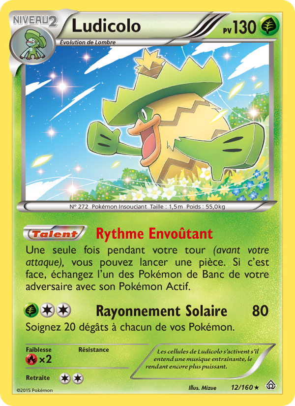 Ludicolo 12 — Primo-Choc (French Pokémon TCG card)