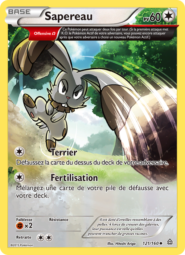 Sapereau 121 — Primo-Choc (French Pokémon TCG card)