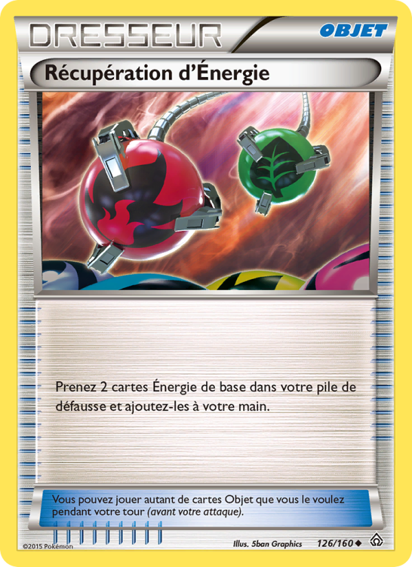 Récupération d'Énergie 126 — Primo-Choc (French Pokémon TCG card)