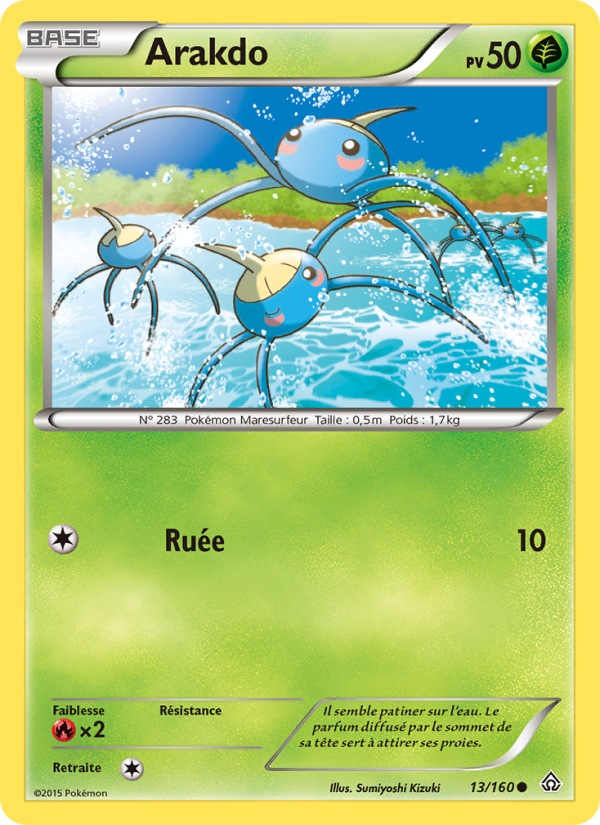 Arakdo 13 — Primo-Choc (French Pokémon TCG card)
