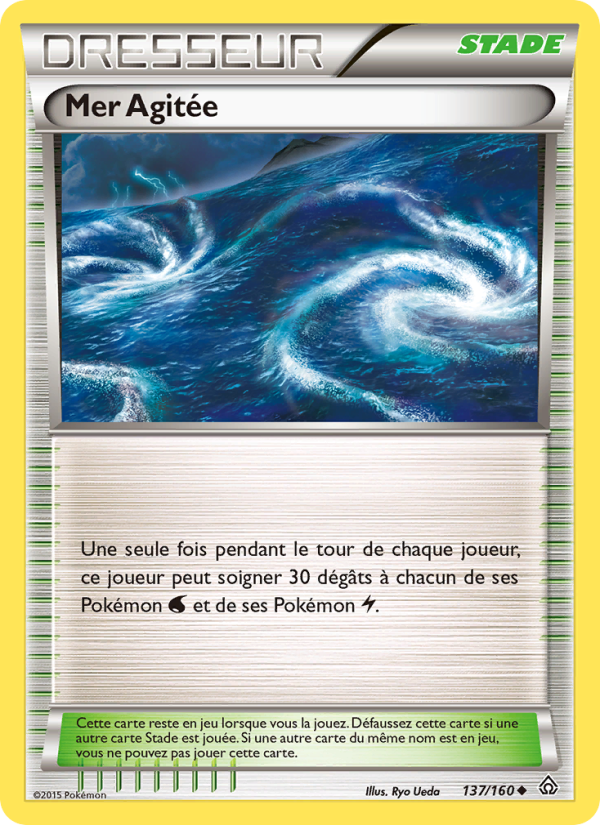 Mer Agitée 137 — Primo-Choc (French Pokémon TCG card)