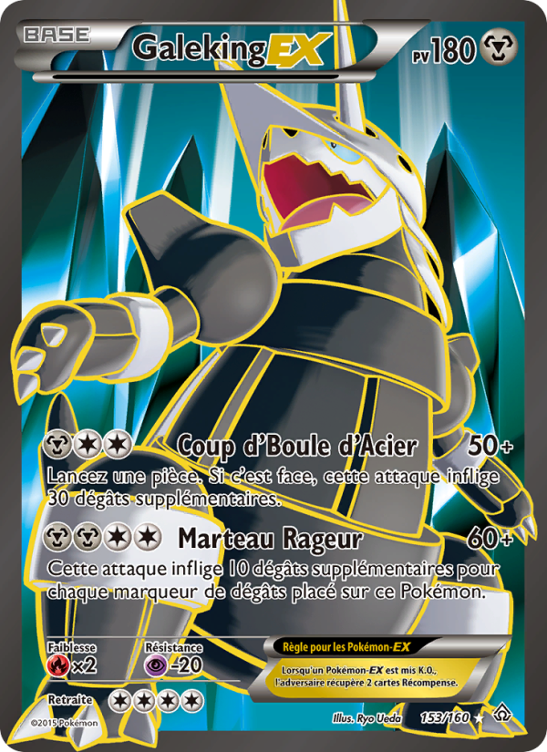 Galeking EX 153 — Primo-Choc (French Pokémon TCG card)