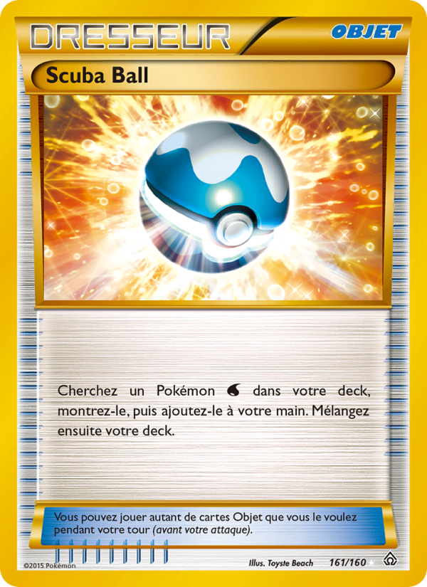 Scuba Ball 161 — Primo-Choc (French Pokémon TCG card)