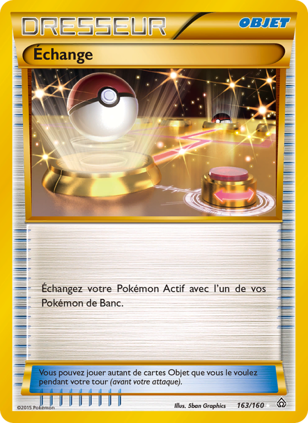 Échange 163 — Primo-Choc (French Pokémon TCG card)