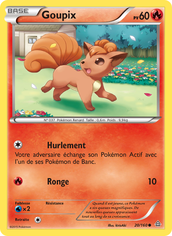 Goupix 20 — Primo-Choc (French Pokémon TCG card)