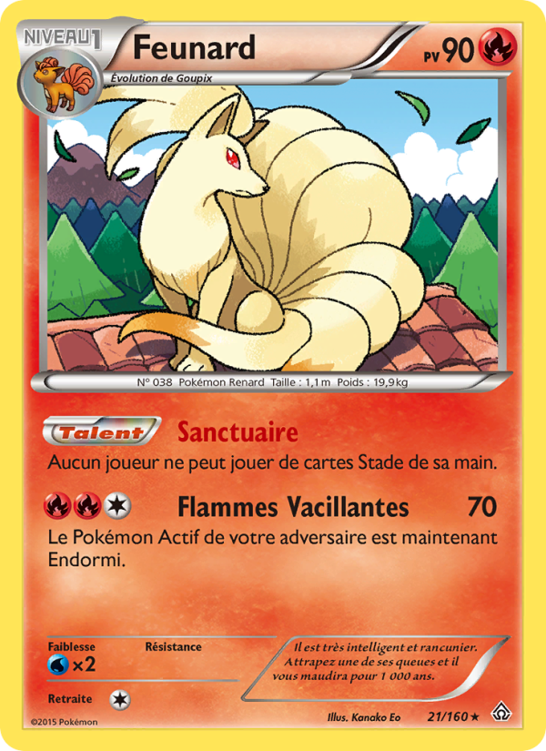 Feunard 21 — Primo-Choc (French Pokémon TCG card)
