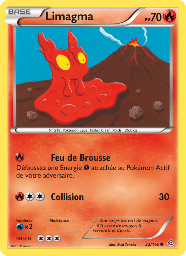 Limagma 22 — Primo-Choc (French Pokémon TCG card)