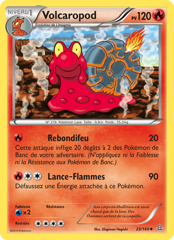 Volcaropod 23 — Primo-Choc (French Pokémon TCG card)