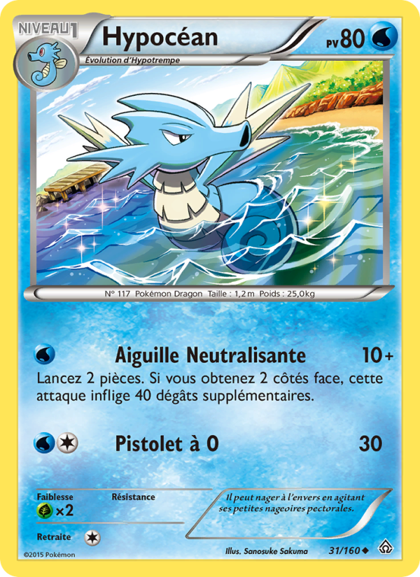 Hypocéan 31 — Primo-Choc (French Pokémon TCG card)