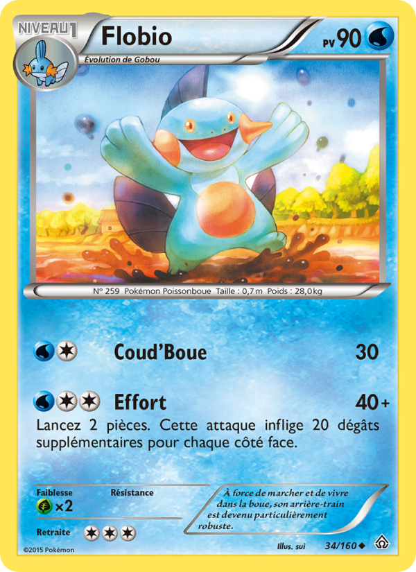 Flobio 34 — Primo-Choc (French Pokémon TCG card)