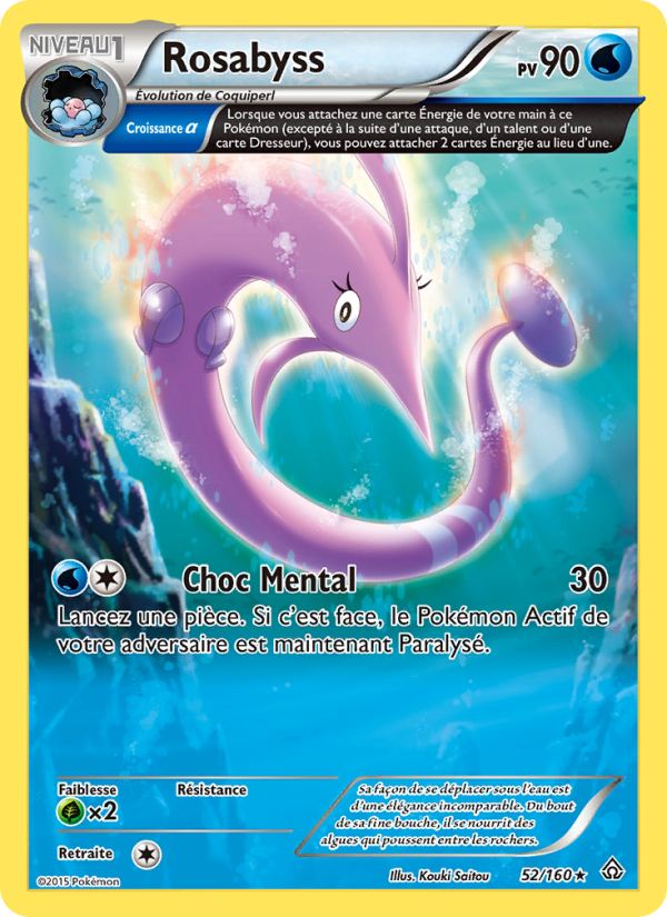 Rosabyss 52 — Primo-Choc (French Pokémon TCG card)