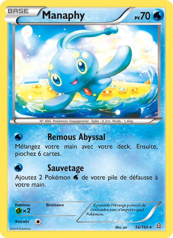 Manaphy 56 — Primo-Choc (French Pokémon TCG card)