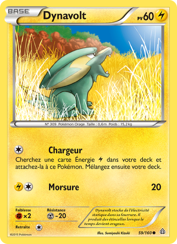Dynavolt 59 — Primo-Choc (French Pokémon TCG card)