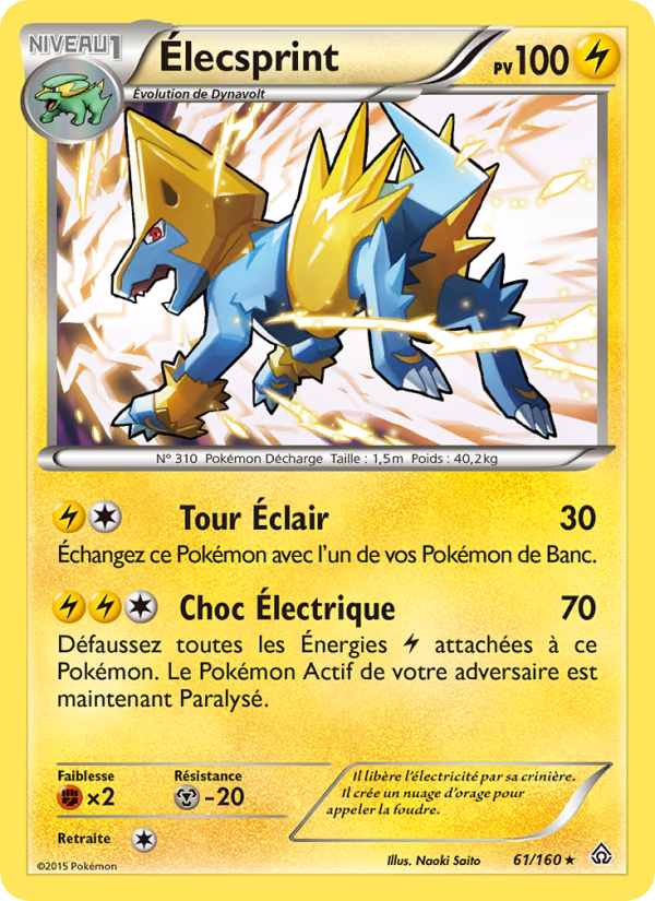 Élecsprint 61 — Primo-Choc (French Pokémon TCG card)