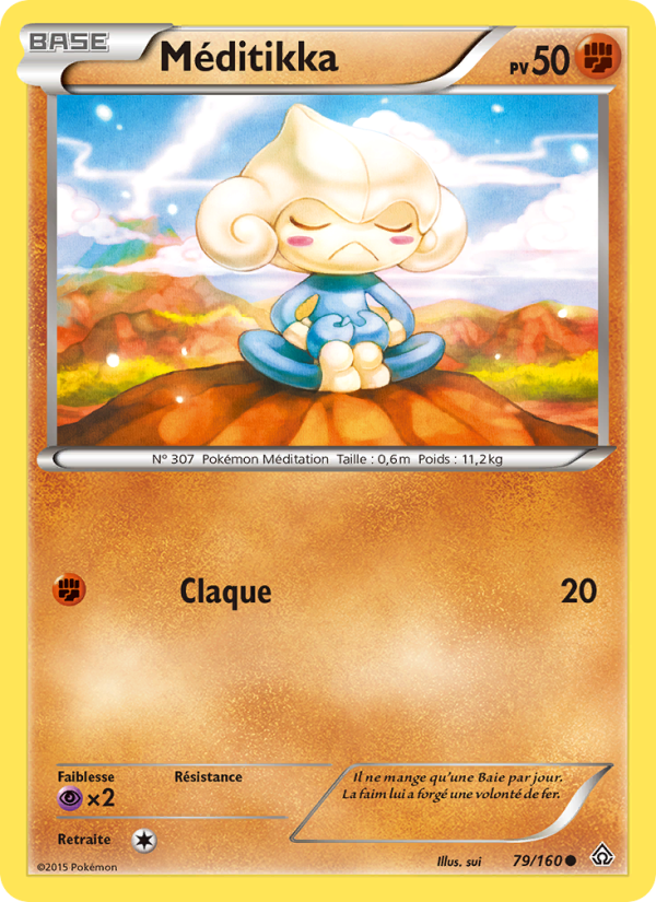 Méditikka 79 — Primo-Choc (French Pokémon TCG card)