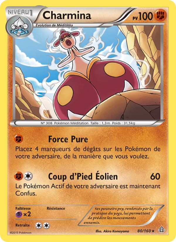 Charmina 80 — Primo-Choc (French Pokémon TCG card)