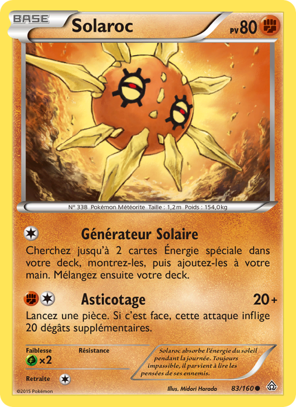 Solaroc 83 — Primo-Choc (French Pokémon TCG card)