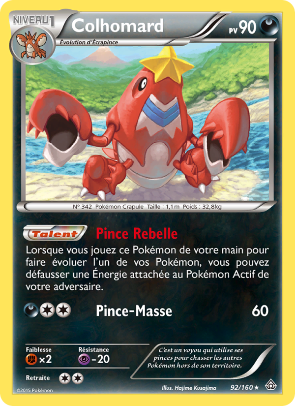 Colhomard 92 — Primo-Choc (French Pokémon TCG card)