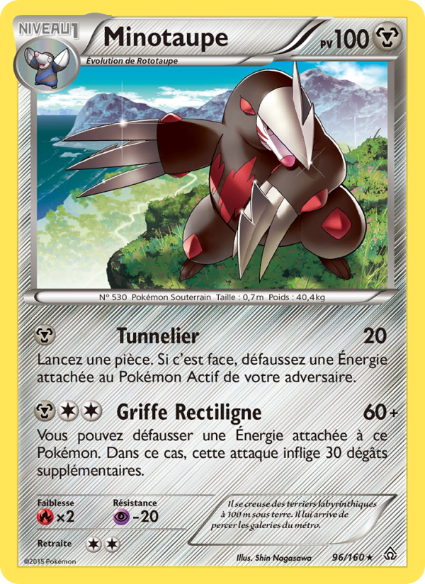Minotaupe 96 — Primo-Choc (French Pokémon TCG card)