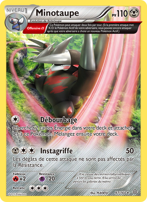 Minotaupe 97 — Primo-Choc (French Pokémon TCG card)